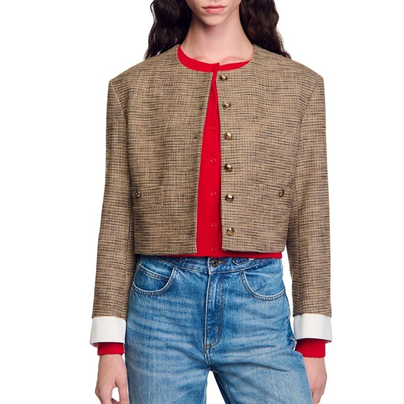 Sandro Jackets & Blazers - Cardinal Blazer